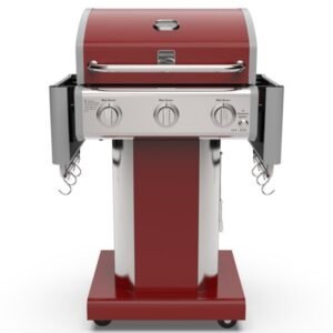 Kenmore 3-Burner Propane Gas Grill with Foldable Side Tables