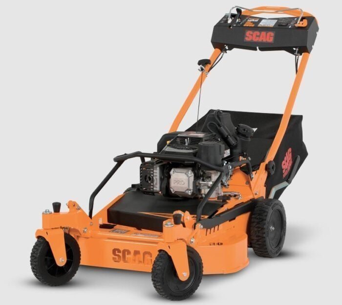 Scag SFC 30″ Walk-Behind Lawn Mower with 224cc Kohler CV Engine & Swivel Casters