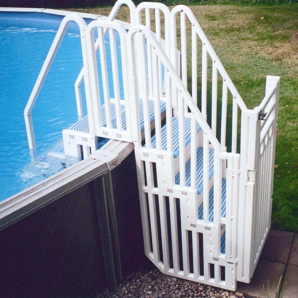 Habitat Et Jardin Escalier double pour piscine " Bruno - Image 4